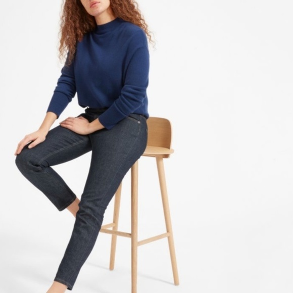 Everlane Denim - Everlane The Mid-Rise Skinny Jean Dark Indigo {N7}